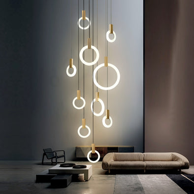 Modern LED Chandelier ceiling living room