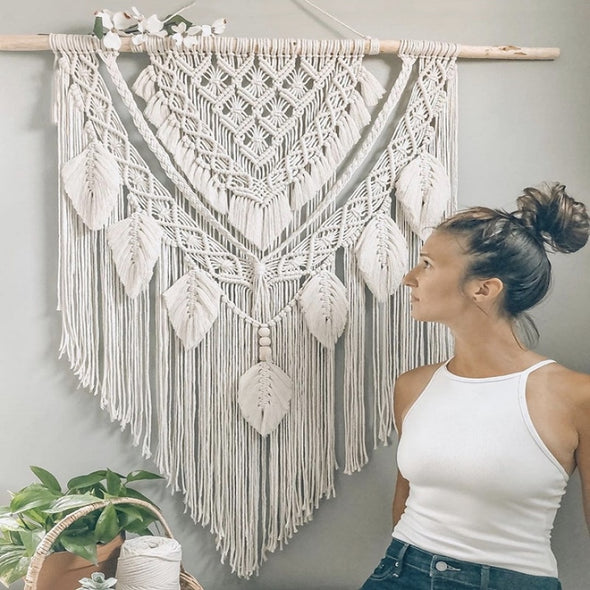 Big Size Macrame Tapestry Wall Hanging