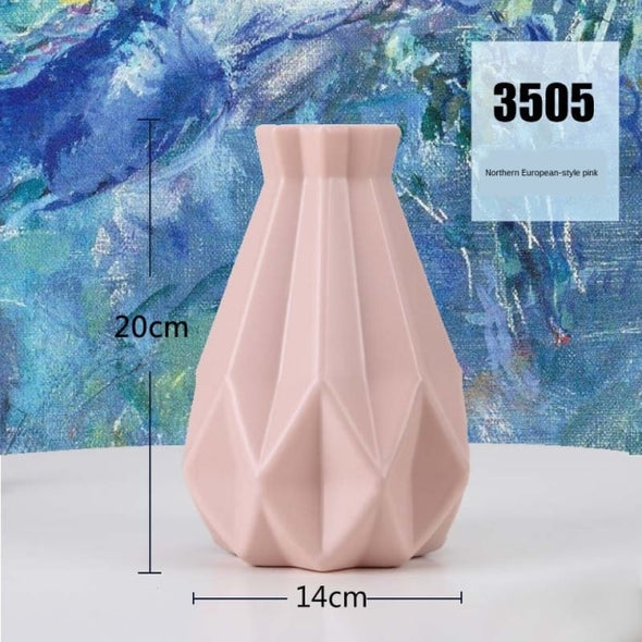 Origami Plastic Flower Vase