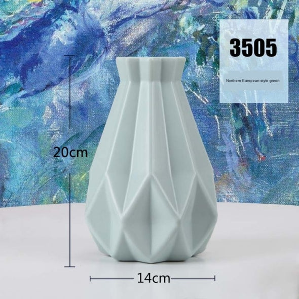 Origami Plastic Flower Vase