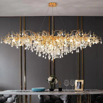 Nordic Luxury Crystal LED Chandelier