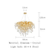 Nordic Luxury Crystal LED Chandelier