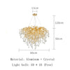 Nordic Luxury Crystal LED Chandelier