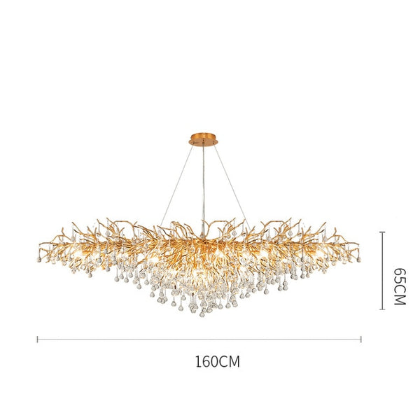 Nordic Luxury Crystal LED Chandelier