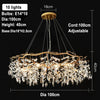 Nordic Luxury Crystal LED Chandelier