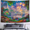 Trippy Colorful Butterfly Wall Hanging