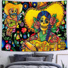 Trippy Colorful Butterfly Wall Hanging