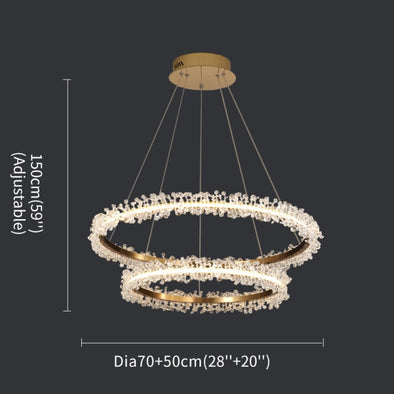 modern crystal chandelier for living room