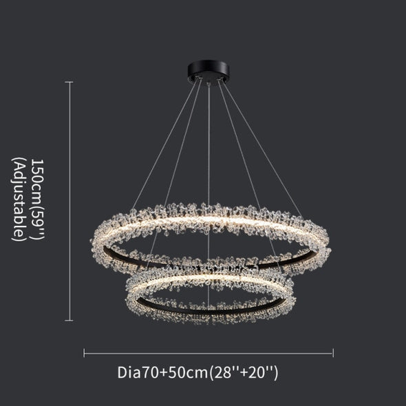 modern crystal chandelier for living room