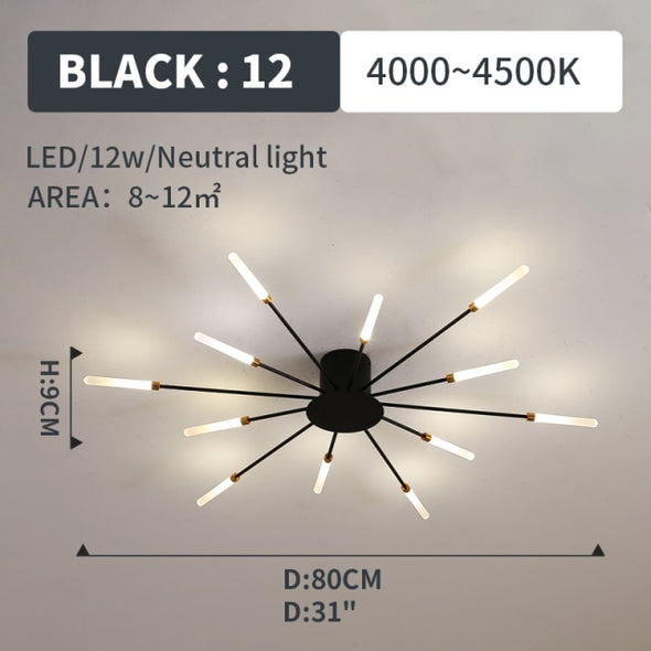 Hot sale fireworks led Chandelier