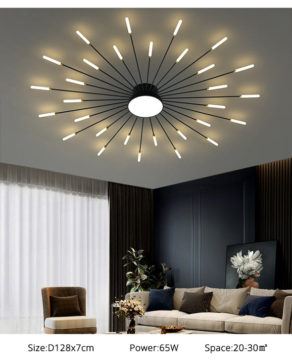 Firework Shaped Modern LED Chandeliers