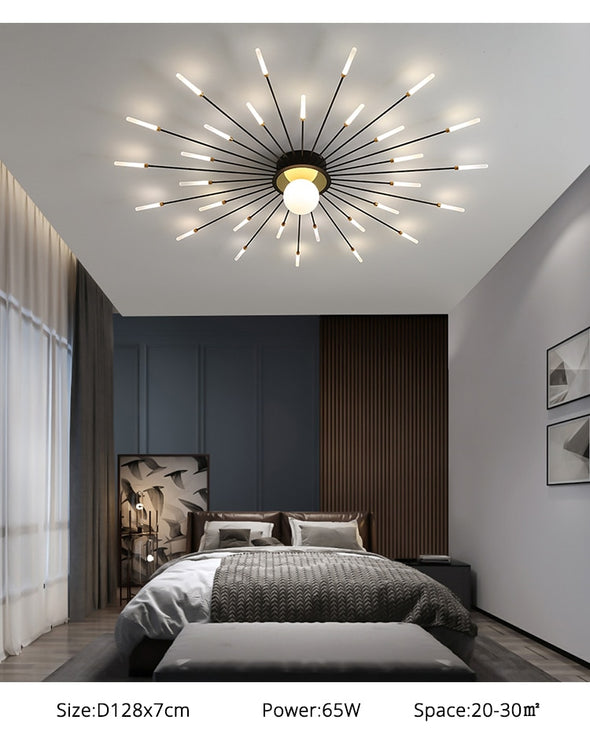 Firework Shaped Modern LED Chandeliers