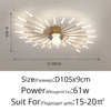 Firework Shaped Modern LED Chandeliers