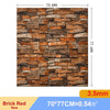 5/10pcs 3D Wall Sticker Brick Pattern