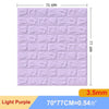 5/10pcs 3D Wall Sticker Brick Pattern