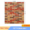 5/10pcs 3D Wall Sticker Brick Pattern