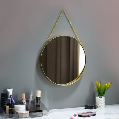 Round Hanging Mirror